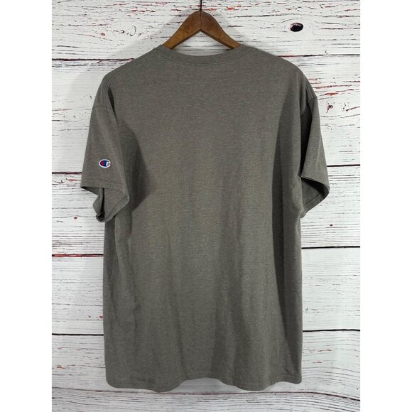 Ohio Stadium The Shoe Buckeyes Champion T-Shirt L Gray Unisex Large Athletic - Picture 6 of 8